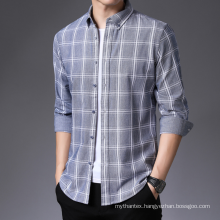 China Factory wholesale cotton dress plaid men casual shirts